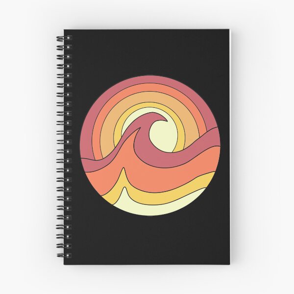 Item preview, Waves Sunset Warm Colors Retro Vintage  designed and sold by roocky.