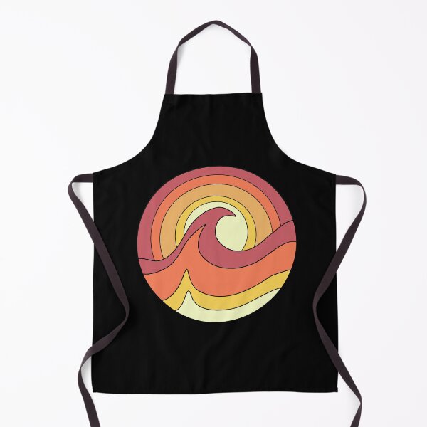 Item preview, Waves Sunset Warm Colors Retro Vintage  designed and sold by roocky.