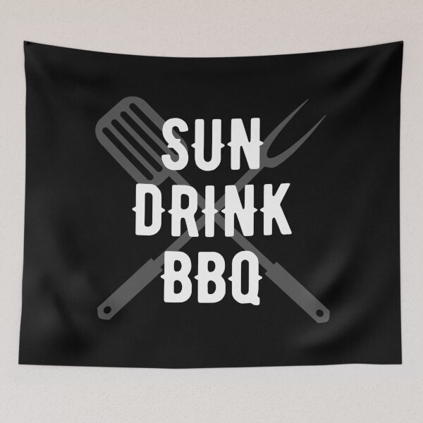 Item preview, Sun Drink BBQ Funny Grill Pitmaster Barbeque designed and sold by WPahat.