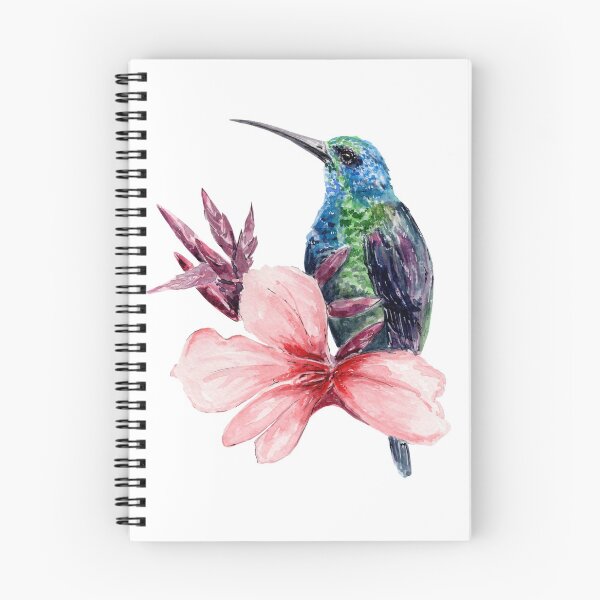 Item preview, Hummingbird with flower designed and sold by aticaart.