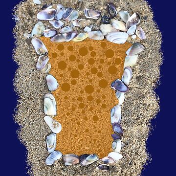 Artwork thumbnail, Beer Seashells Beach by z7arts