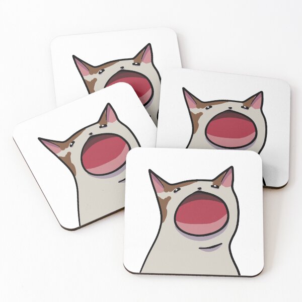 Item preview, Popping Cat Meme designed and sold by clarejanette.
