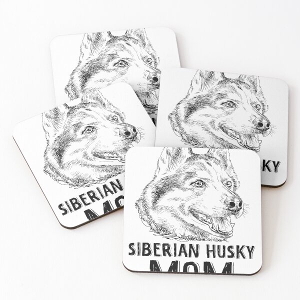 Item preview, Siberian Husky Mom Hand Drawn designed and sold by TheWildStyle.