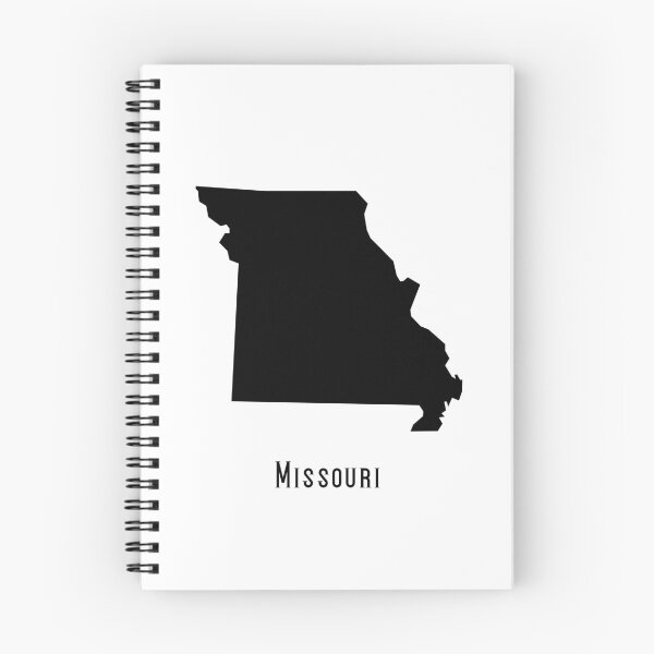 Item preview, Missouri Map - Black and White Modern Missouri Map - Bauhaus style - States maps - Minimalistic Missouri State designed and sold by DesignTool.