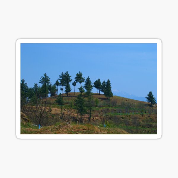 Mountainscape Sticker