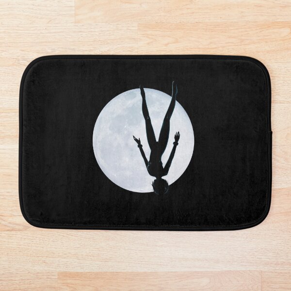 Upside Down Rei - Fly Me To The Moon Rei Silhouette Bath Mat