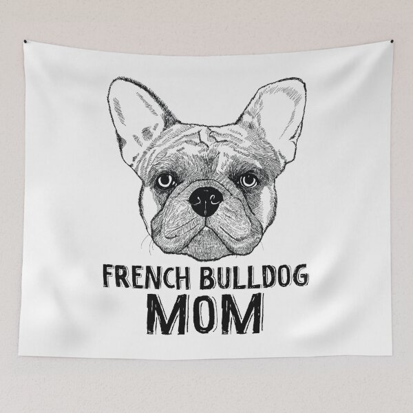 Item preview, French Bulldog Mom Hand Drawn designed and sold by TheWildStyle.