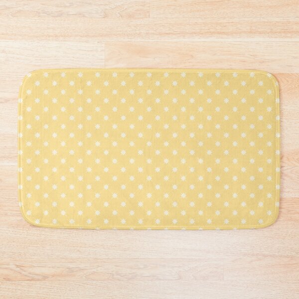 Item preview, Coordinating yellow Geometric background for the Whimsical Soft Rainbow Daisy Flowers design designed and sold by wild.geranium.design.