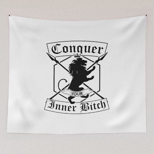 Item preview, Conquer Your Inner Bitch Abstract Logo designed and sold by WolfSpiritCo.