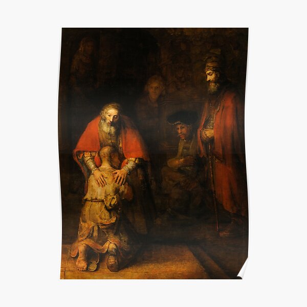 Return of the Prodigal Son, 1663-1665 by Rembrandt van Rijn Poster