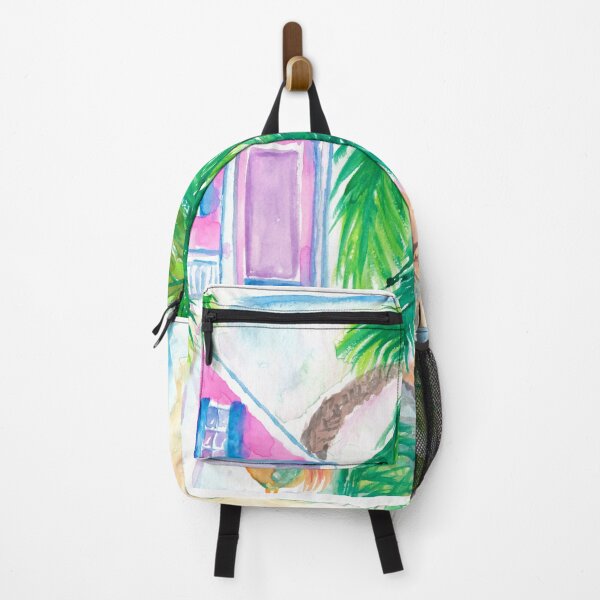 Item preview, Key West Conch House And Beach with Rooster designed and sold by artshop77.
