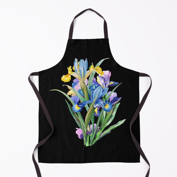 Item preview, Watercolor Iris botanical illustration designed and sold by MaxnGeorge.