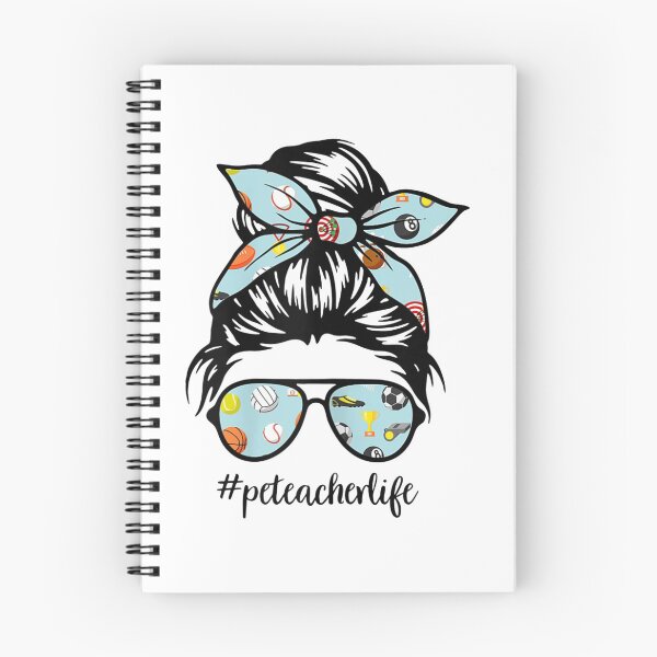 Item preview, Pe Teacher Messy Bun Life Hair Glasses Phys Ed designed and sold by JoyceBova.