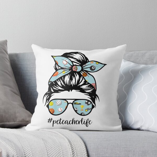 Item preview, Pe Teacher Messy Bun Life Hair Glasses Phys Ed designed and sold by JoyceBova.