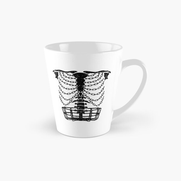 Item preview, Disc Golf Frolf Player Basket Chains Ribcage Golfer Skeleton designed and sold by GrandeDuc.