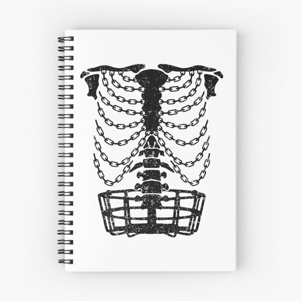 Item preview, Disc Golf Frolf Player Basket Chains Ribcage Golfer Skeleton designed and sold by GrandeDuc.