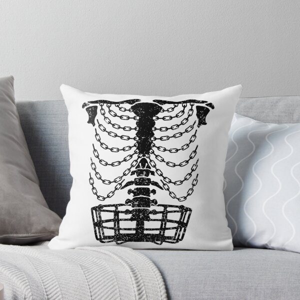 Item preview, Disc Golf Frolf Player Basket Chains Ribcage Golfer Skeleton designed and sold by GrandeDuc.