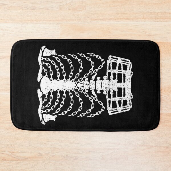 Item preview, Disc Golf Frolf Player Basket Chains Ribcage Golfer Skeleton designed and sold by GrandeDuc.