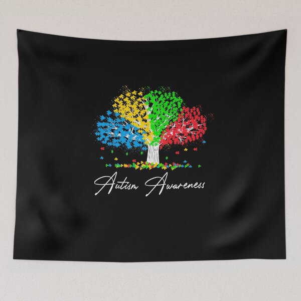 Item preview, Autism Awareness Rainbow Tree Grow Your Awareness designed and sold by cadieuxart.