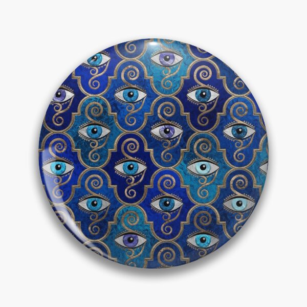 Item preview, Evil Eye Amulet Pattern designed and sold by k9printart.