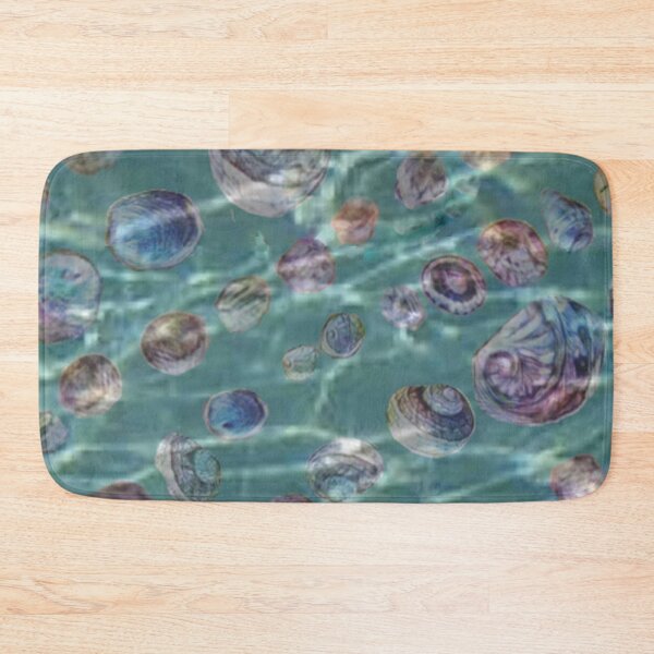 Item preview, Sea bottom shells aquamarine minishell designed and sold by Maria Mihailova.