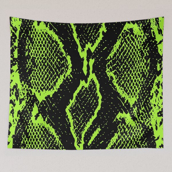 Item preview, Yellow Green and Black Python Skin Design designed and sold by DesignFantazia.