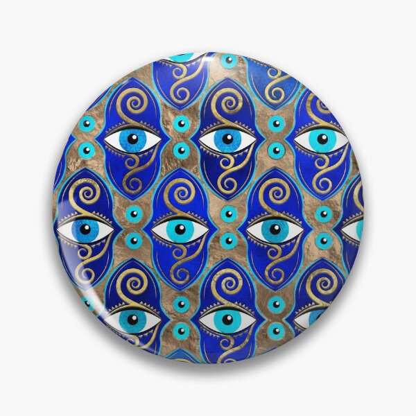 Item preview, Evil Eye Charm Pattern designed and sold by k9printart.