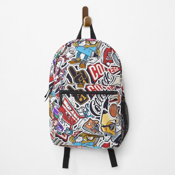 AEQEA Brat Quack Fake Graffiti Pop Art Streetwear Backpack – Captivated!