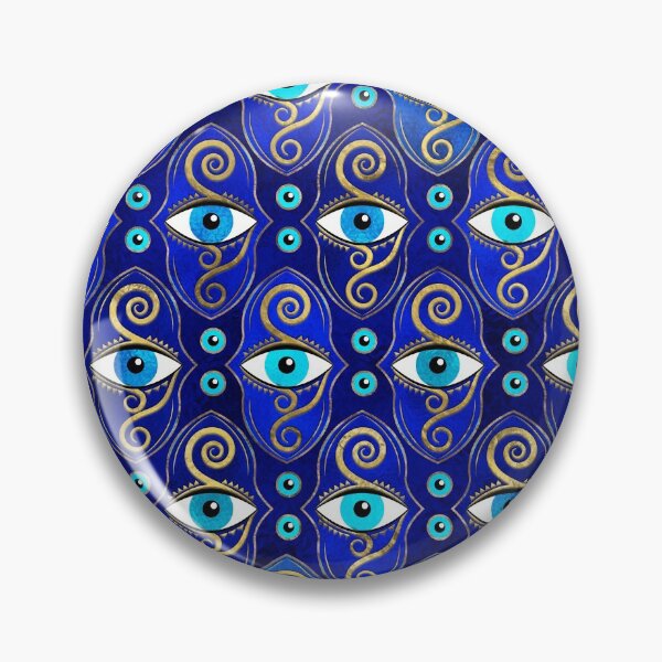 Item preview, Evil Eye Charm Pattern designed and sold by k9printart.