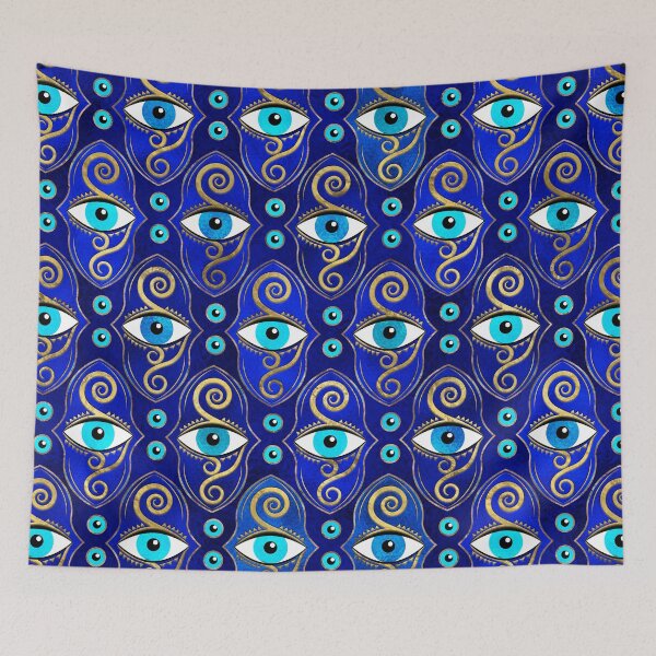 Item preview, Evil Eye Charm Pattern designed and sold by k9printart.