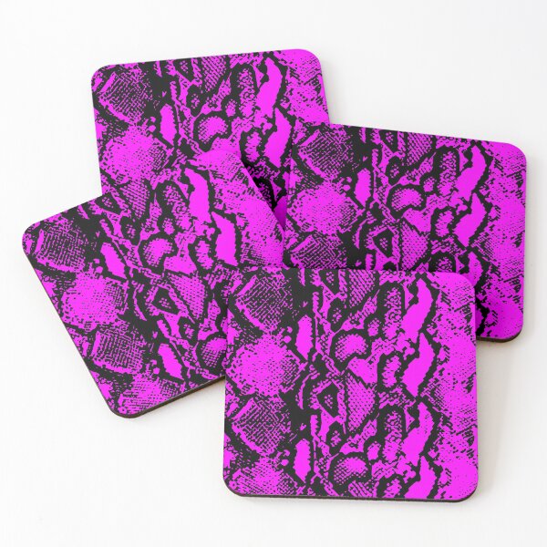 Item preview, Black and Magenta Snakeskin Design designed and sold by DesignFantazia.