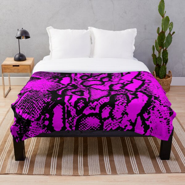 Item preview, Black and Magenta Snakeskin Design designed and sold by DesignFantazia.