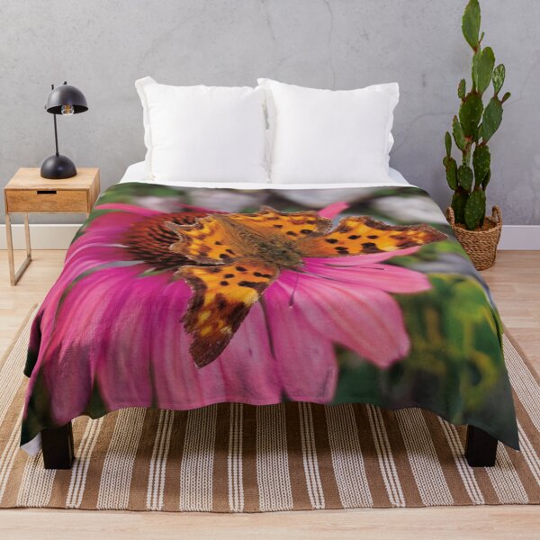 Item preview, Comma butterfly on pink flower designed and sold by Siakula.