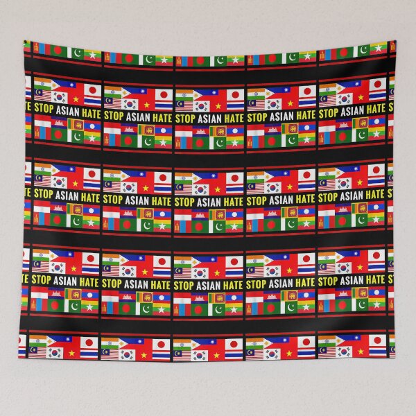 Item preview, Stop AAPI Hate Support Awareness - Stop Asian Hate Flag designed and sold by michaelscoe.