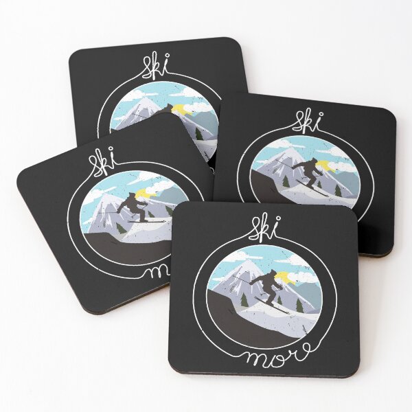 Item preview, Ski More Skiing Snow Mountain Winter Gift For Men Women designed and sold by Tom2468.