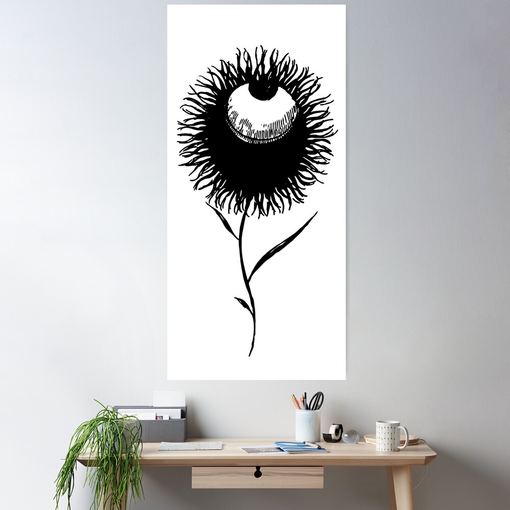 Aku No Hana Flower Framed Art Print by OrsoCiock