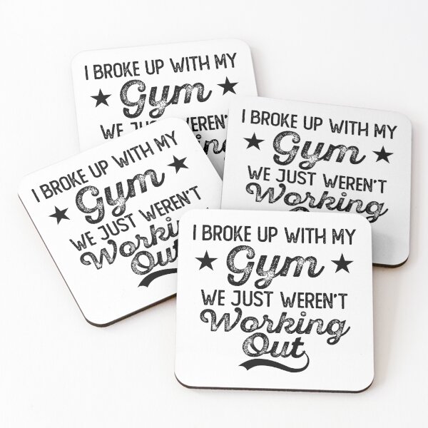 Item preview, I Broke Up With My Gym designed and sold by WolfSpiritCo.