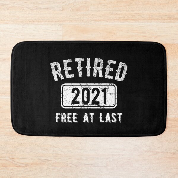 Item preview, Retired 2020 Free At Last Funny Retirement Grunge designed and sold by WPahat.