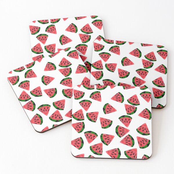 Item preview, Watercolour watermelon repeating pattern designed and sold by Kristoffersson.