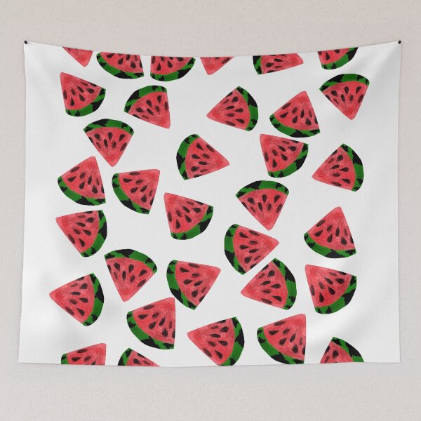 Item preview, Watercolour watermelon repeating pattern designed and sold by Kristoffersson.