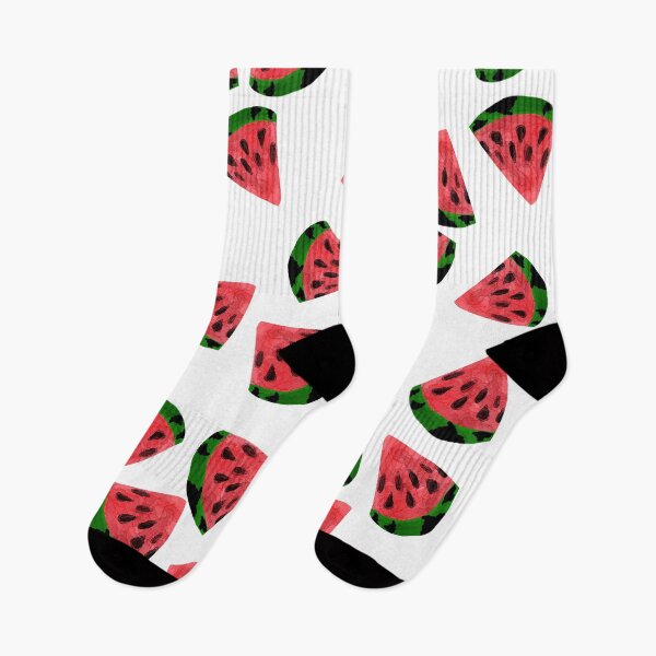 Item preview, Watercolour watermelon repeating pattern designed and sold by Kristoffersson.