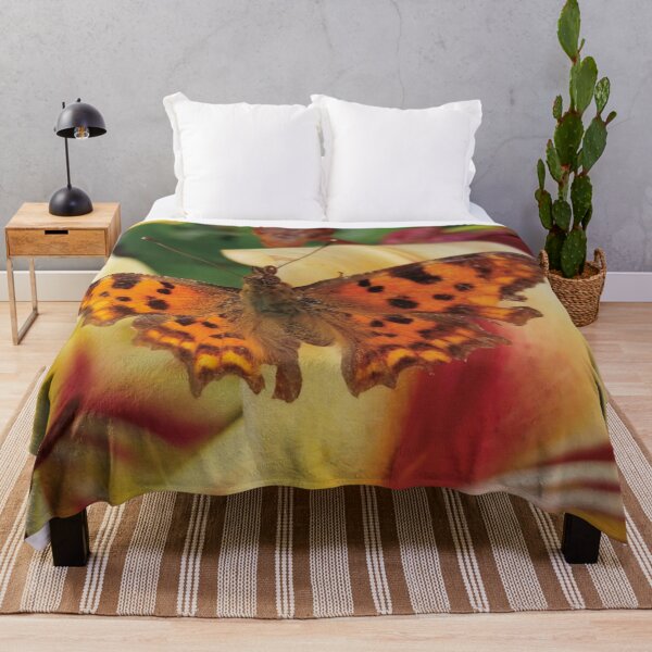 Item preview, Comma butterfly in garden designed and sold by Siakula.