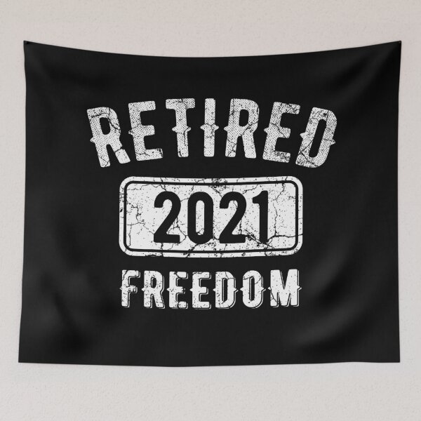 Item preview, Retired 2020 Freedom At Last Funny Retirement Grunge designed and sold by WPahat.