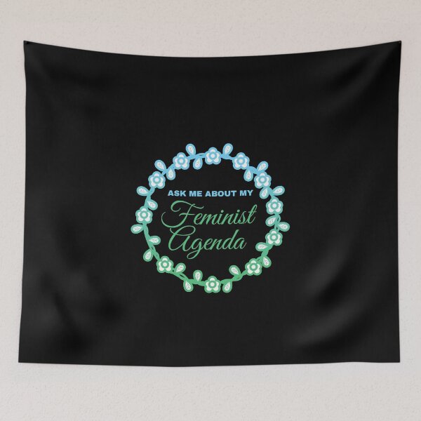 Item preview, Ask Me About My Feminist Agenda designed and sold by Kadouh.