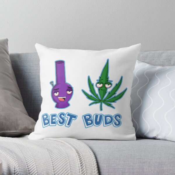 Best Buds Throw Pillow