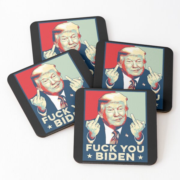 Item preview, Fuck You Biden Retro Trump pop art designed and sold by newmanfmg.