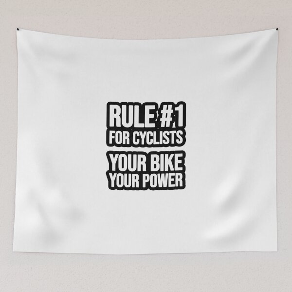 Artikelvorschau, Rule #1 for Cyclists - Regel #1 für Rad Fahrer entworfen und verkauft von TopsellerShirts.