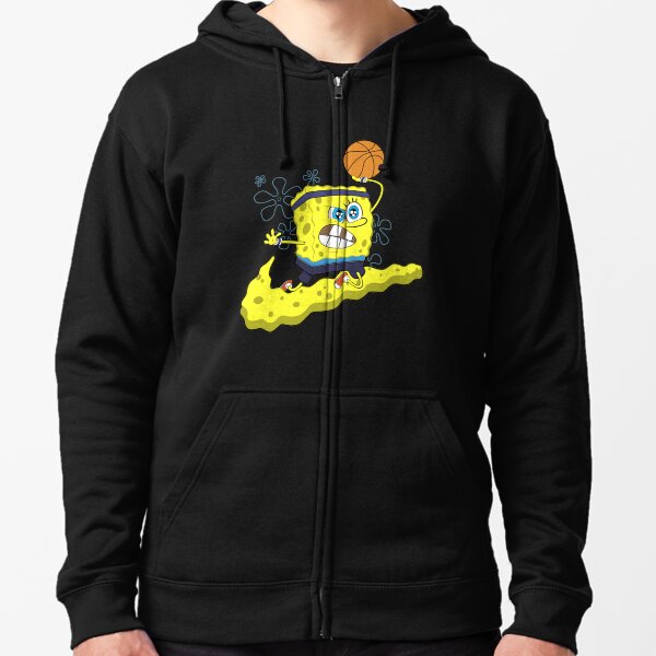 Basketball SpongeBob Shirts, Fan de Baskeball T-shirt classique Zipped Hoodie
