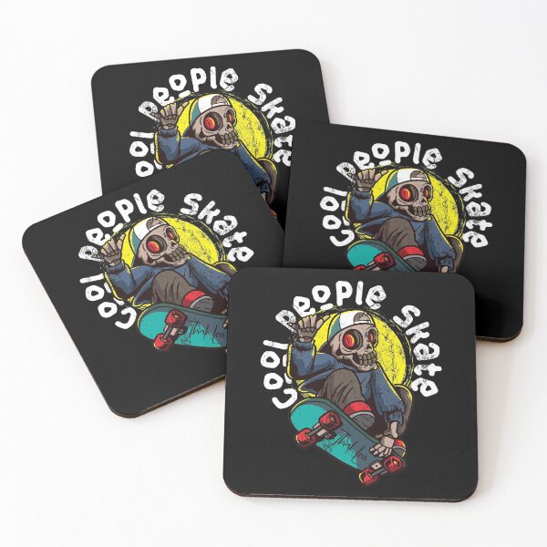 Item preview, skeleton Skateboarder Quote for Skateboard Skaters designed and sold by FalkDania.