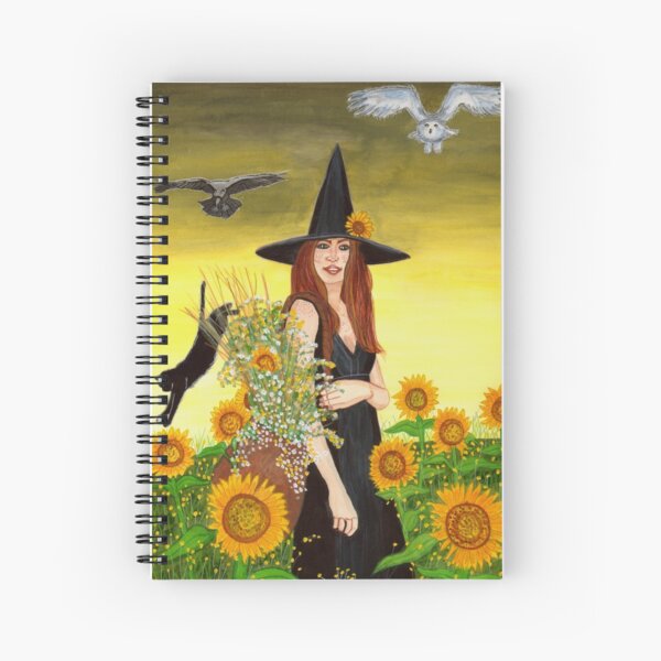 Gathering - Witch Art Spiral Notebook